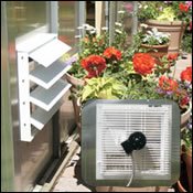 Greenhouse Shutter Fan